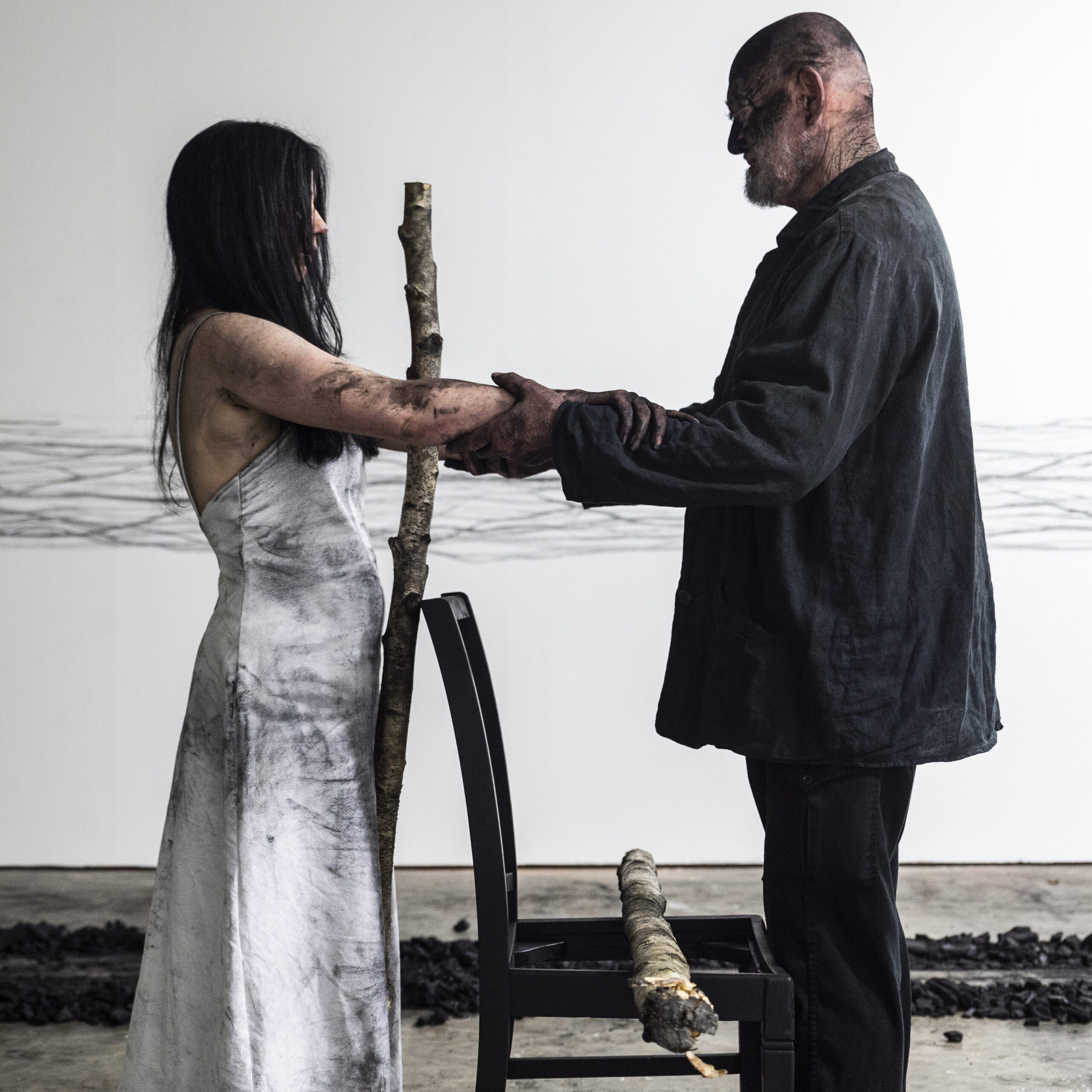 Alastair MacLennan Sandra Corrigan Breathnach - Flux In Flow - 2018 - Photography Jordan Hutchings Alastair MacLennan Sandra Corrigan Breathnach, Flux In Flow, Golden Thread Gallery, 2018, Photography Jordan Hutchings