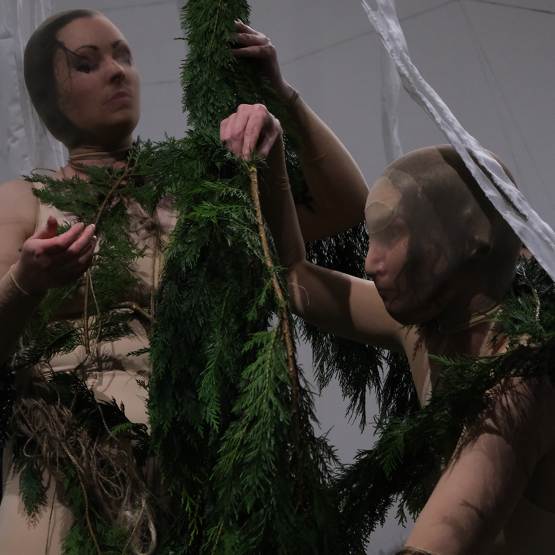 Seven - 1 - Sandra Corrigan Breathnach Keike Twisselmann - Catalyst Arts - Photography Silvia Koistinen - DSCF2046 Alastair MacLennan Sandra Corrigan Breathnach, Flux In Flow, Golden Thread Gallery, 2018, Photography Jordan Hutchings