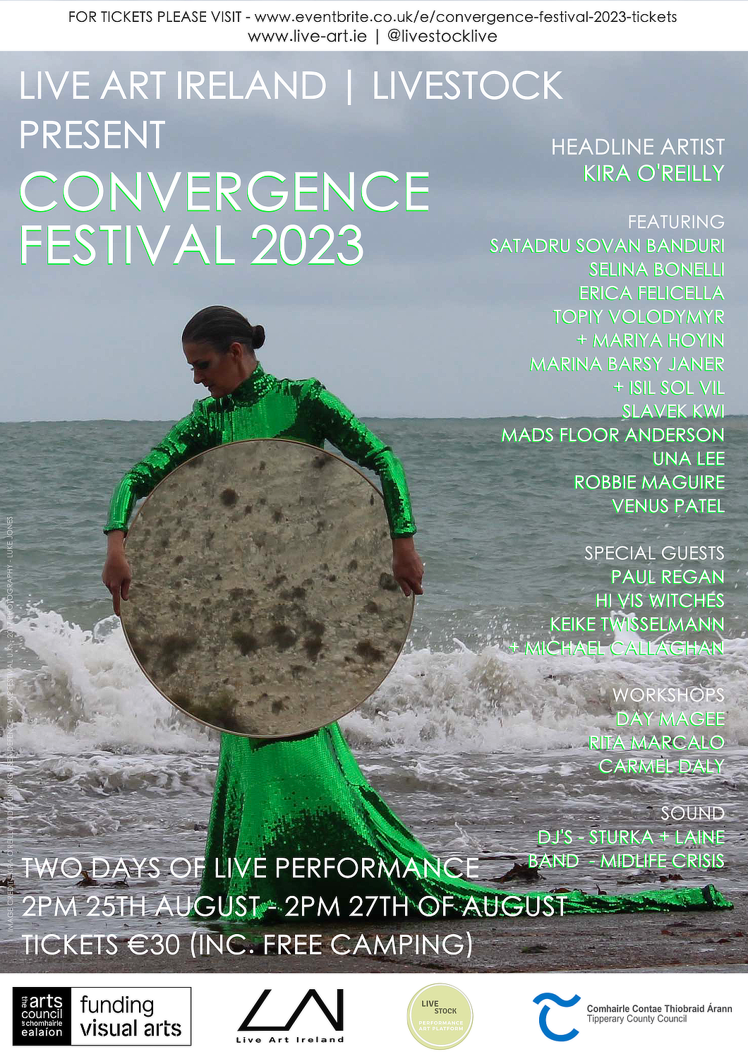 Final Poster - Convergence - Live Art Ireland - Livestock - 2023 - SCB
